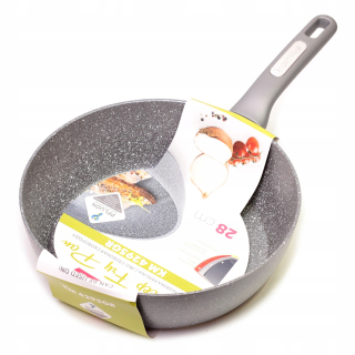 Panvica - Žulový vyprážanie Hlboká 28 cm plynu indukciu