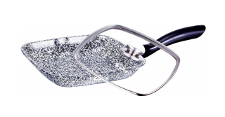 Panvica - Grill mramorová panvica 24cm Hoffner indukčné