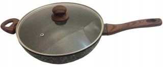 Wok panvica - Panvica hlboká 26 cm žuly s vekom