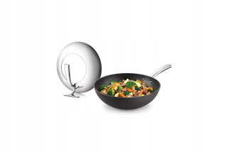 Wok panvica - Wok Tescoma panvica s krytom pre 30 cm rúry