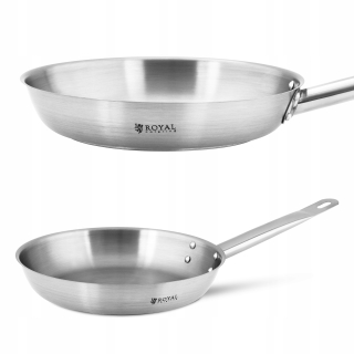 Panvica - Pán vyrobené z nerezovej ocele. 24 cm hlboká 5cm