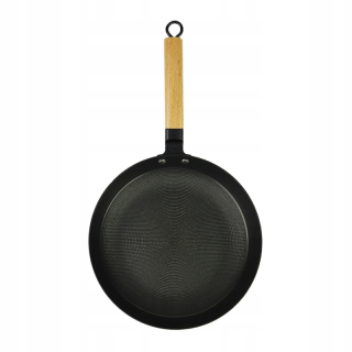 Panvica - LIATINOVÁ ŽELEZA 28 cm INDUKČNÁ MEDOVÁ OMIETKA