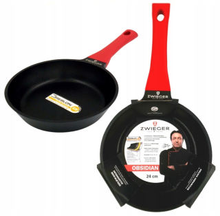 Tradičná panvica, Obsidian 24 cm hliník