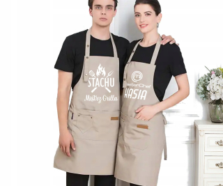 PRISPÔSOBená kuchynská zástera Master Chef Deň matiek Deň otcov Meno
