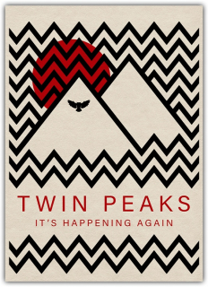 Plagát Twin Peaks bez rámu 40 x 50 cm