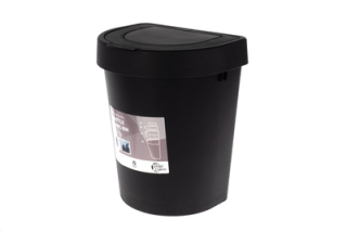 Odpadkový kôš - Plastový tím odpadkov 10 l čierny z/p
