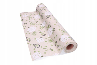 Behun na stol - Pár plátna ľanu 48 cm/4,5 m tkanina Tread