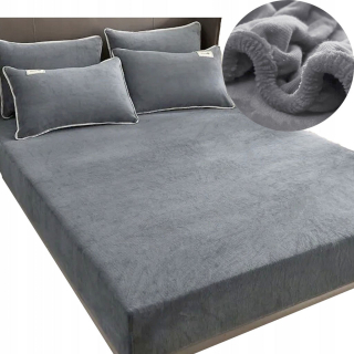 Posteľná plachta - Papua Interiors fleece vypasovaná plachta 180 x 200 cm
