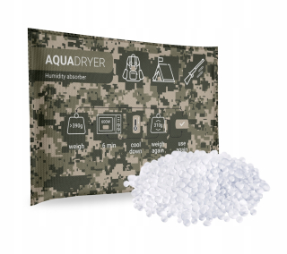 Pohlcovač vlhkosti - Vlhký absorbér 300 g pre batožinu z batohu