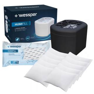 Pohlcovač vlhkosti - Wesper vlhký absorbér s čiernou vložkou x10