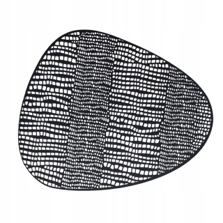 Podložka na stôl - Polyester z okrúhleho podložky, plast 34 x 40 cm
