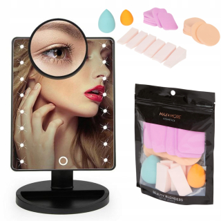Zrkadlo - Osvetlené kozmetické zrkadlo pre make -up LED