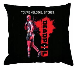 Dekoratívny vankúš Deadpool Marvel mŕtvy bazén