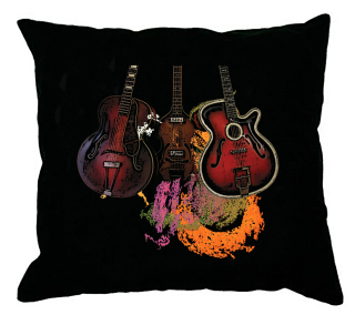 Dekoratívne gitarové gitary hudobný vzor