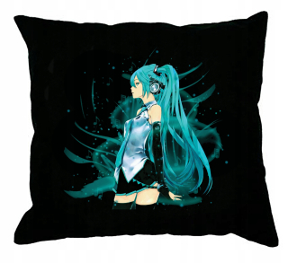 Vankúš -  Dekoratívne vankúšové hatsune miku anime diva vzor