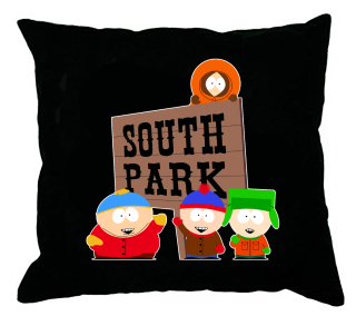 Vankúš - Dekoratívny vankúš South Park Cartman Kenny Stan