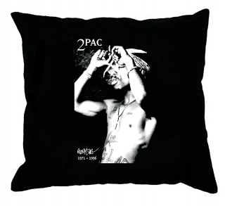 Vankúš -  Dekoratívne vankúše Tupac shakur 2pac