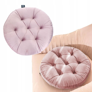 Vankúš - Okrúhle vankúše dekoratívne prešívané prešívané welva 42 cm