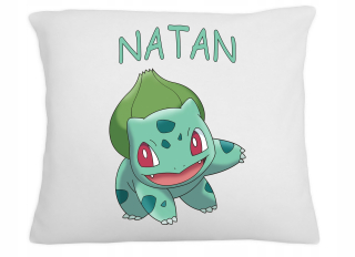Vankúš - Darček vankúš pre dieťa Pokemon Bullbasaur