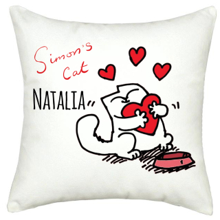 Vankúš - Simon's Cat vankúš + meno