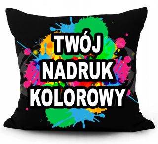 Vankúš -  Vankúš s vlastnou tlačou čiernou farbou
