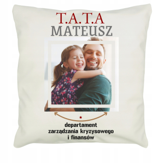 Vankúš - Vankúš s fotografiou Dady Day Gift Minky 1651