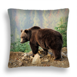 Vankúš - Vankúš zw 18 hnedá grizzly tatra