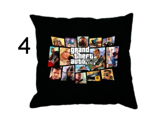 Vankúš - DEKORATÍVNE VANKÚŠE VZORY Grand Theft Auto GTA