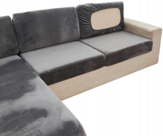 Prikrývka na posteľ - Kryt krytu pre sedadlo pohovky velor Gray 50-65