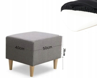 Vega čierna čalúnená lup