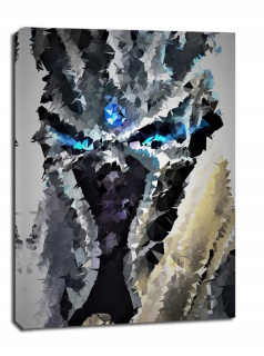 POLYamory - Lich King, Warcraft - maľba na plátno