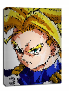 POLYamory - Trunks, Dragon Ball - maľba na plátno
