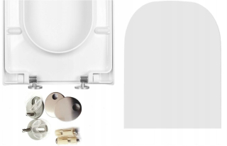 WC sedadlo Ramm GAP, biely duroplast