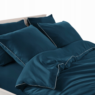ZÁKLADNÉ BAVLNENÉ POSTEĽNE 160x200 NAVY