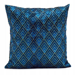 Vankúš - Dekoratívna vankúšová skrinka anti -allergická velor 45x45 cm