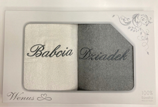 Darček pre babičku a dedko, sada uterákov veľkých