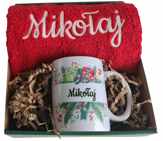 Darček pre babičku a starý otec set uteráky pohár