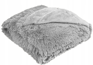 Prikrývka - JadorDecor polyesterový prehoz na posteľ 200 cm x 220 cm béžová, čierna, odtiene modrej, odtiene sivej, odtiene zelenej