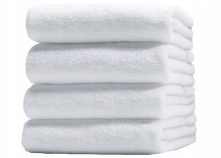 Calvin Klein Ribbed biely uterák 46x81