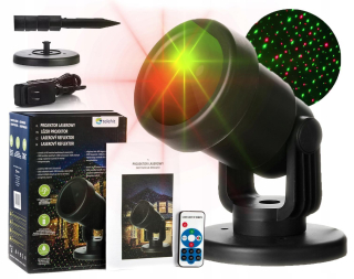 Laserový projektor - Laser projektor 5000 vianočný projektor + pilot