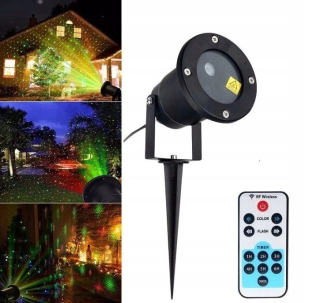 Laserový projektor - VIANOČNÝ LASEROVÝ PROJEKTOR RÔZNE EFEKTY S DIAĽKOVÝM OVLÁDANÍM
