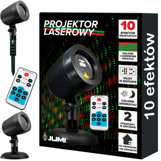 Laserový projektor Vianočný - Laserový projektor. Vodotesné projektor 10W1 diaľkové ovládanie