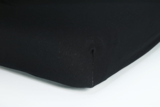 Dresový list s 220 x 200 čiernou elastickou elastickou