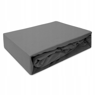 List s Jersey Elastic 200x220 tmavošedá