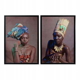 Obrázok DKD DOMOV DECON African Art (65 x 3,5 x 90 cm