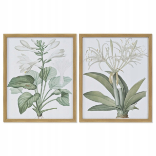 Obrázok DKD HOME DEOCOR KVETY (43 x 3 x 53 cm) (2 ks