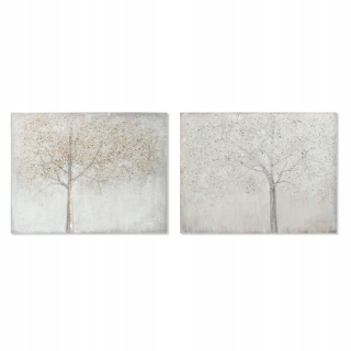 Obraz DKD Home Decor Canvas Tree (100 x 3,8 x 80