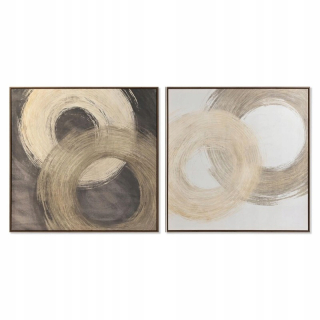 DKD DOMOVÝ DEOCOR Picture Modern Circle (100 x 2,8 x