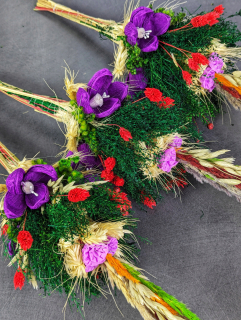 Veľkonočný košík - Easter Crocus Palm 50 cm - Krásne vianočné ozdoby!