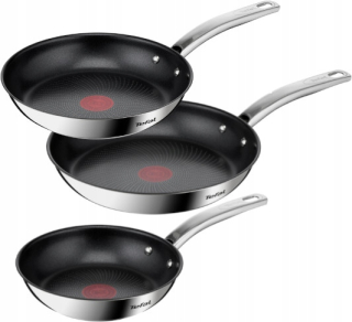 Súprava panvíc - Panvice 20/24/26cm TEFAL Intuition indukčná oceľová nepriľnavá 3 kusy.